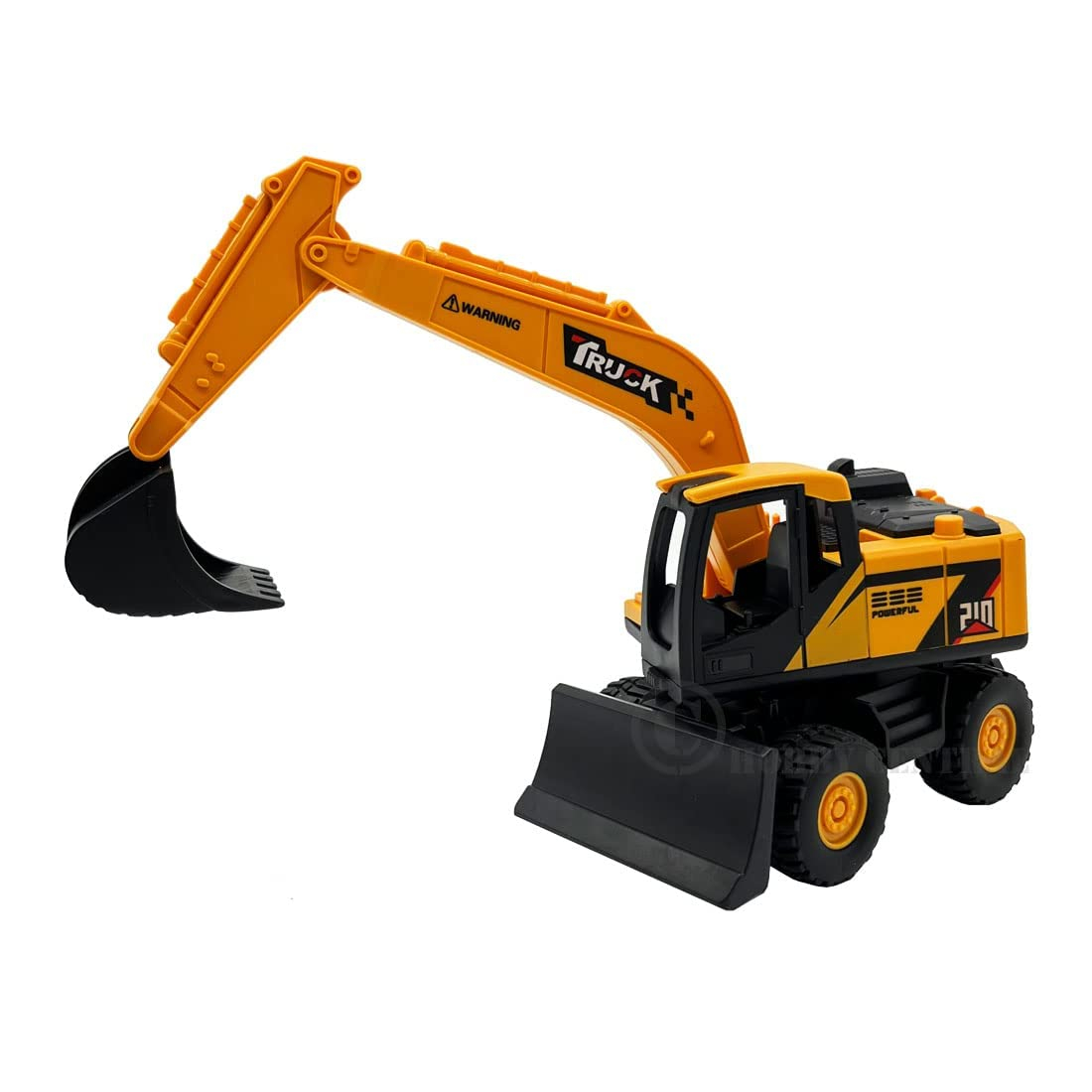 JCB Friction Truck Construction Vehicle Toy Pull Back 180 Degree Rotatable Excavator Bulldozer Toys Big Wheeler Heavy Duty kiaeva