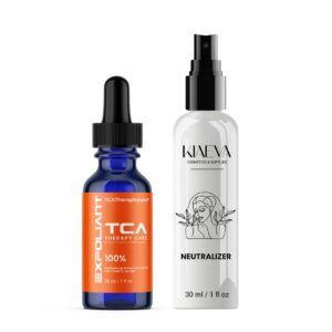 TCA Peel 100% Superior Grade Trichloroacetic Acid Chemical Skin Peel To Remove Acne And Fade Acne Marks,1oz/30ml With Neutralizer 100ml
