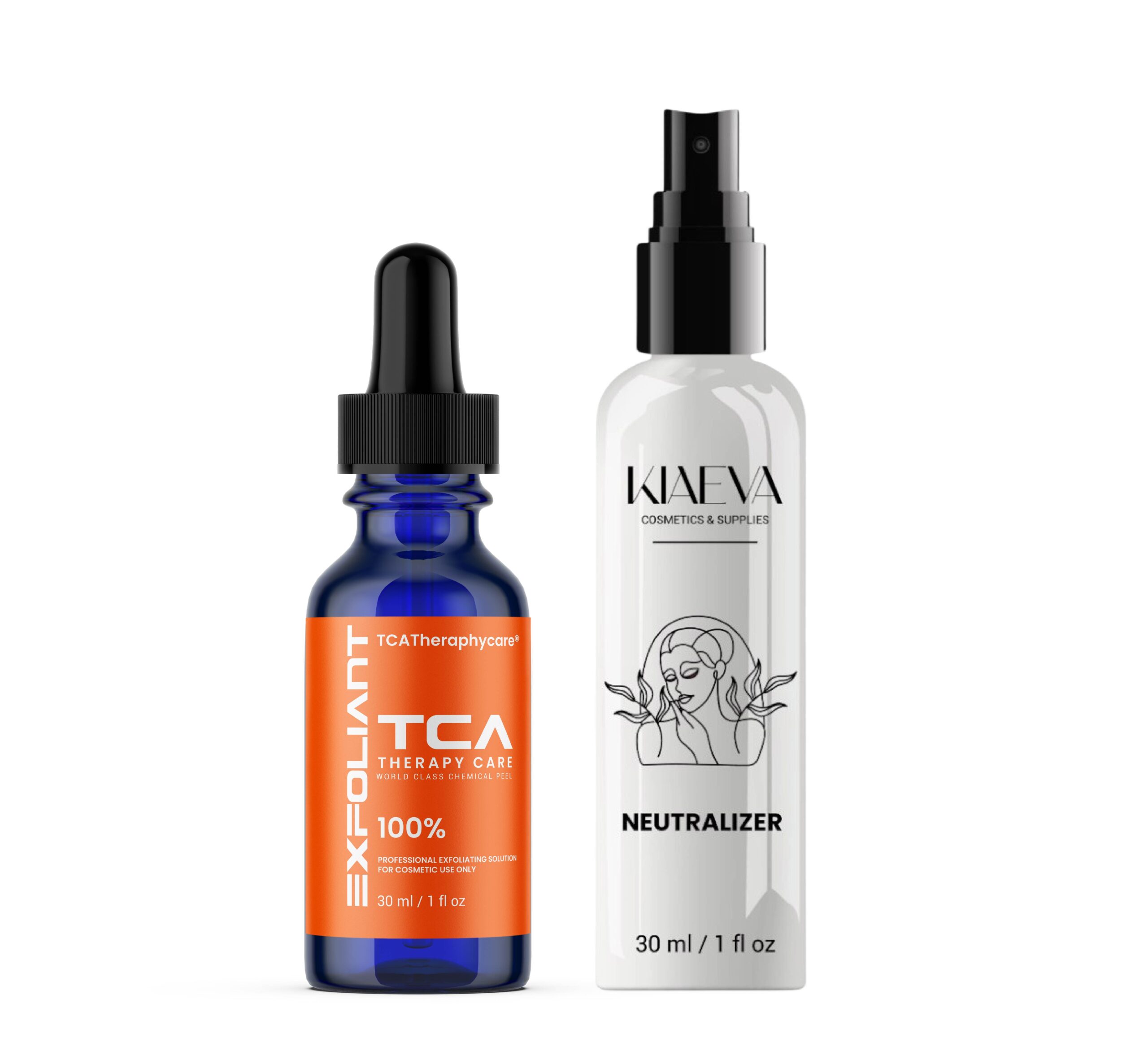 TCA Peel 100% Superior Grade Trichloroacetic Acid Chemical Skin Peel To Remove Acne And Fade Acne Marks,1oz/30ml With Neutralizer 100ml