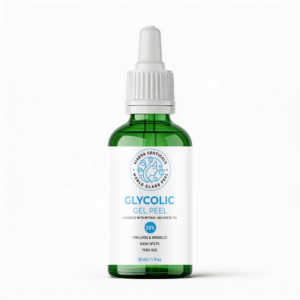 Glycolic 20% Acid Chemical Peel 30ml / 1oz – Professional Facial Exfoliant for Skin Resurfacing, Smooth Looking Texture & Cosmetic Renewal