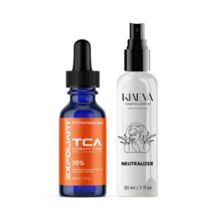 TCA Peel 30% Superior Grade Trichloroacetic Acid Chemical Skin Peel To Remove Acne And Fade Acne Marks,1oz/30ml With Neutralizer 100ml