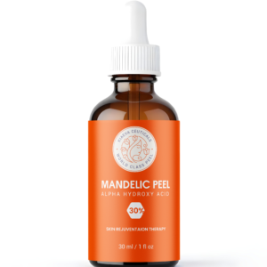 Mandelic 30% Acid Chemical Peel 30ml / 1oz – Professional AHA Facial Exfoliant for Skin Resurfacing, Smooth Looking Texture & Refined Appearance