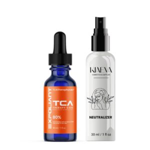 TCA Peel 80% Superior Grade Trichloroacetic Acid Chemical Skin Peel To Remove Acne And Fade Acne Marks,1oz/30ml With Neutralizer 100ml