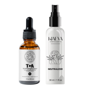 TCA Peel 70% Trichloroacetic Acid Chemical Skin Peel To Remove Acne And Fade Acne Marks,1oz/30ml With Neutralizer 100ml