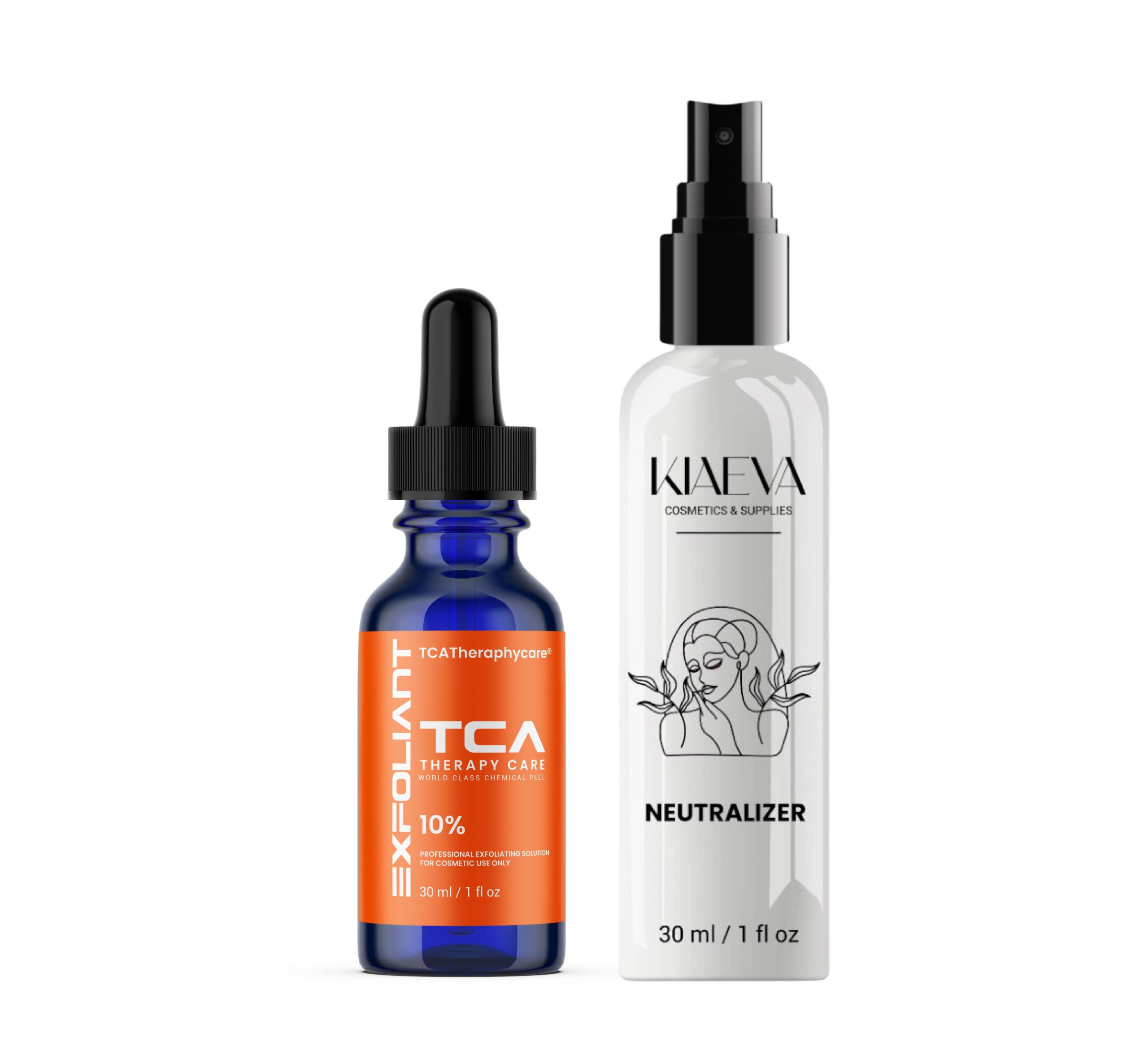 TCA Peel 10% Superior Grade Trichloroacetic Acid Chemical Skin Peel To Remove Acne And Fade Acne Marks,1oz/30ml With Neutralizer 100ml
